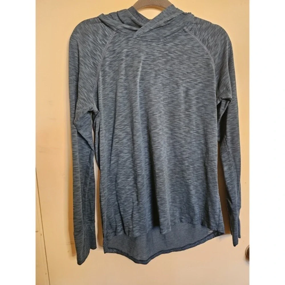 Kuhl Women's Medium Blue Gray Vara Hoody Hoodie Lightweight Pullover Logo - Picture 1 of 10